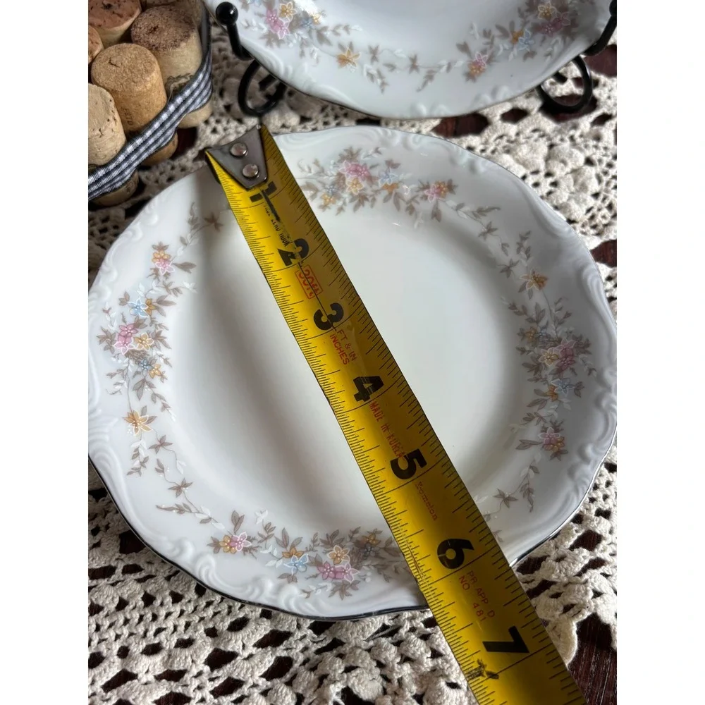 Johann Haviland Forever‎ Spring Bread Butter Plates Bavaria Germany Set of 2